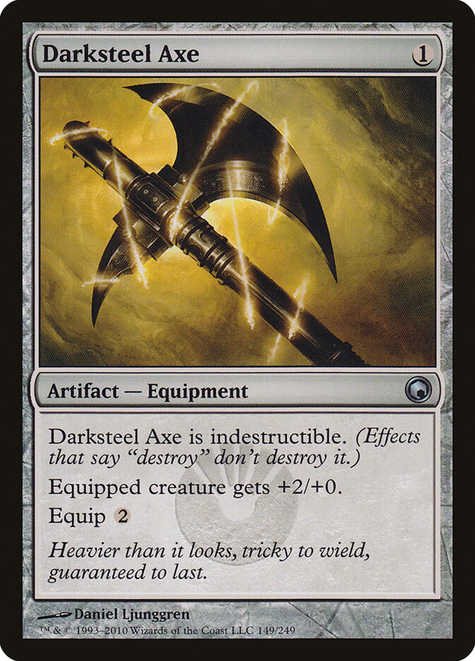 Darksteel Axe card front