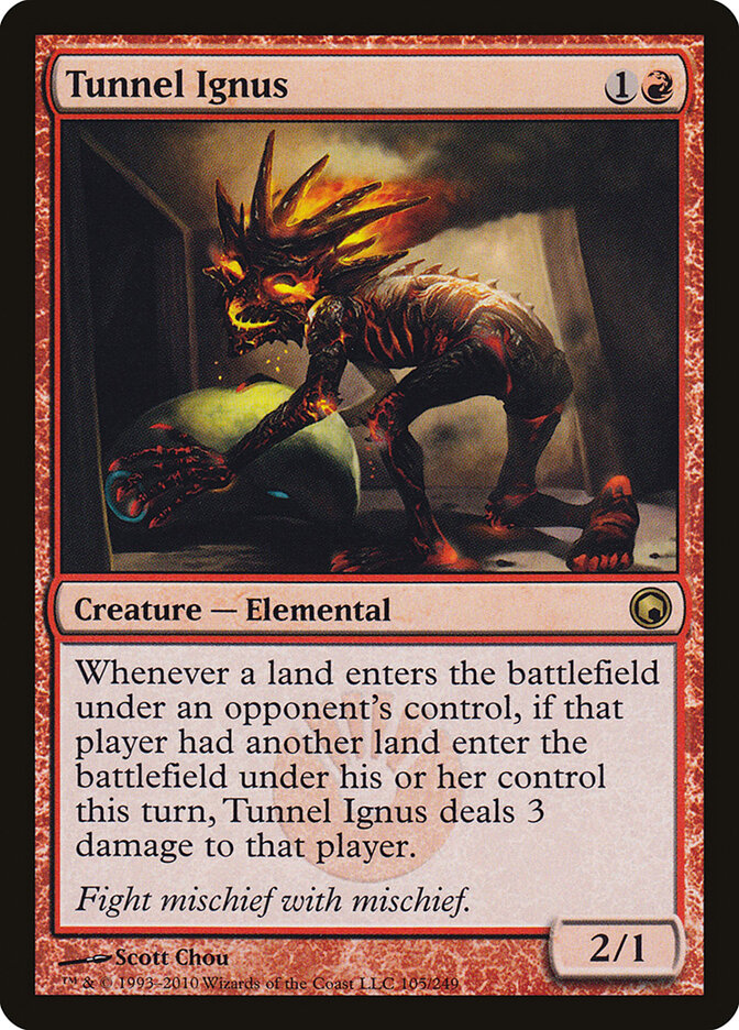 Tunnel Ignus card front