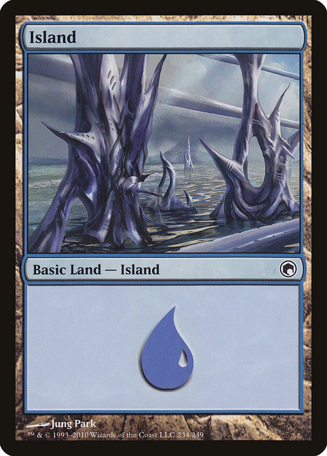 Island card front