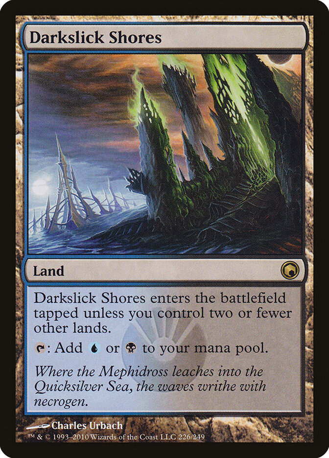 Darkslick Shores card front