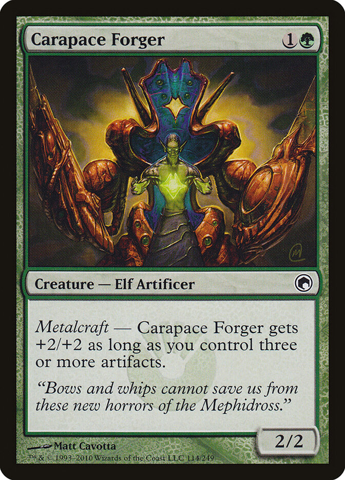 Carapace Forger card front