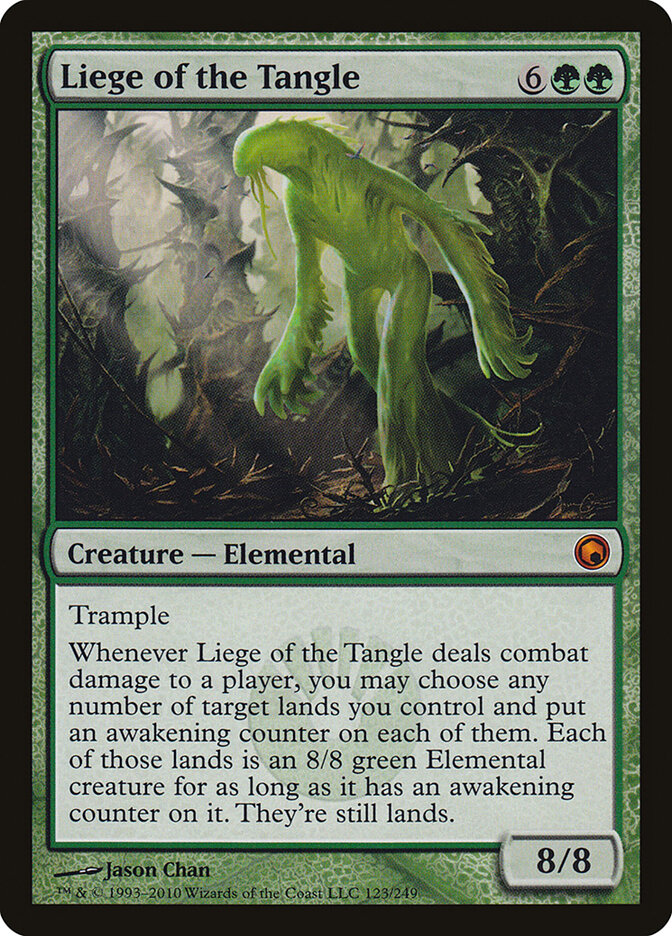 Liege of the Tangle card front