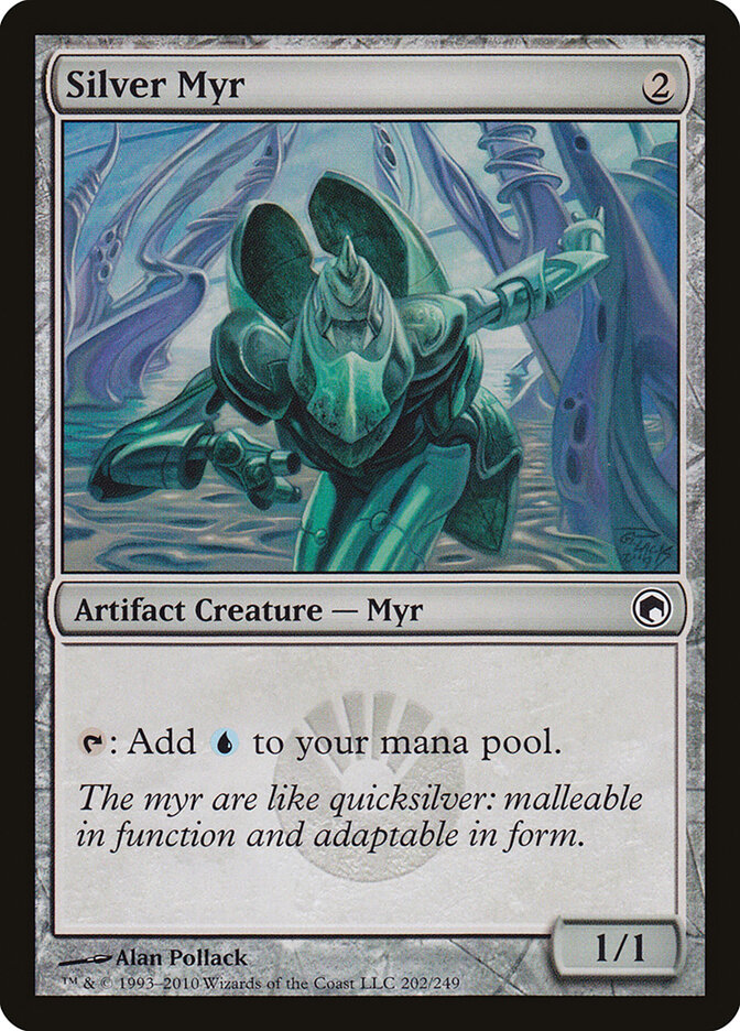 Silver Myr card front