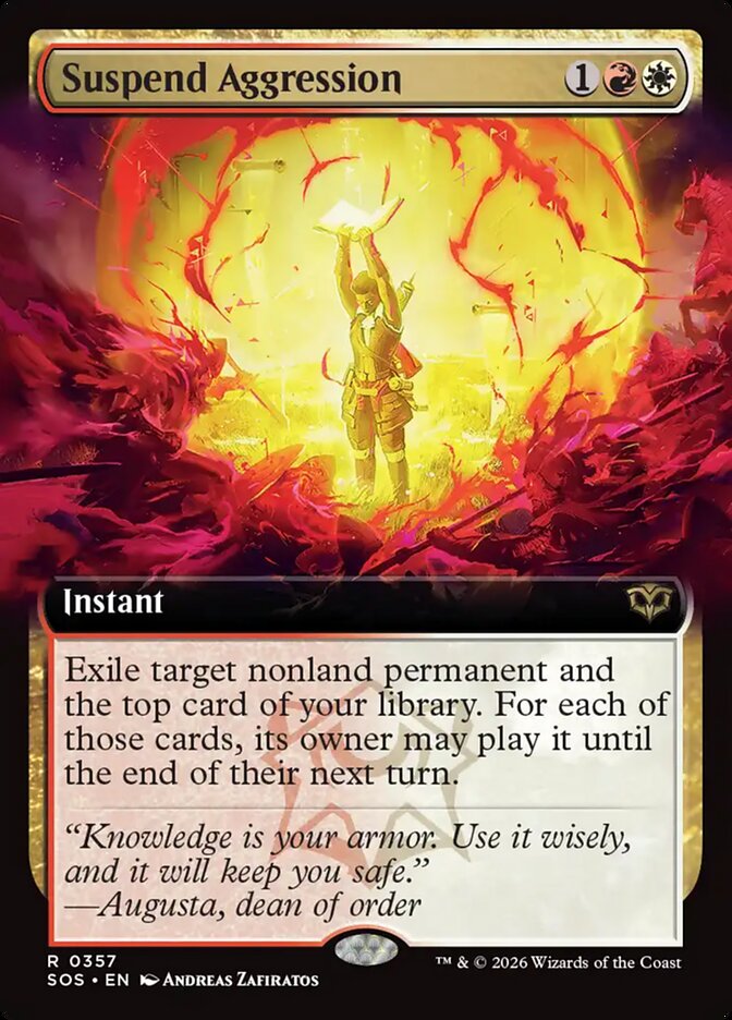 Suspend Aggression card front