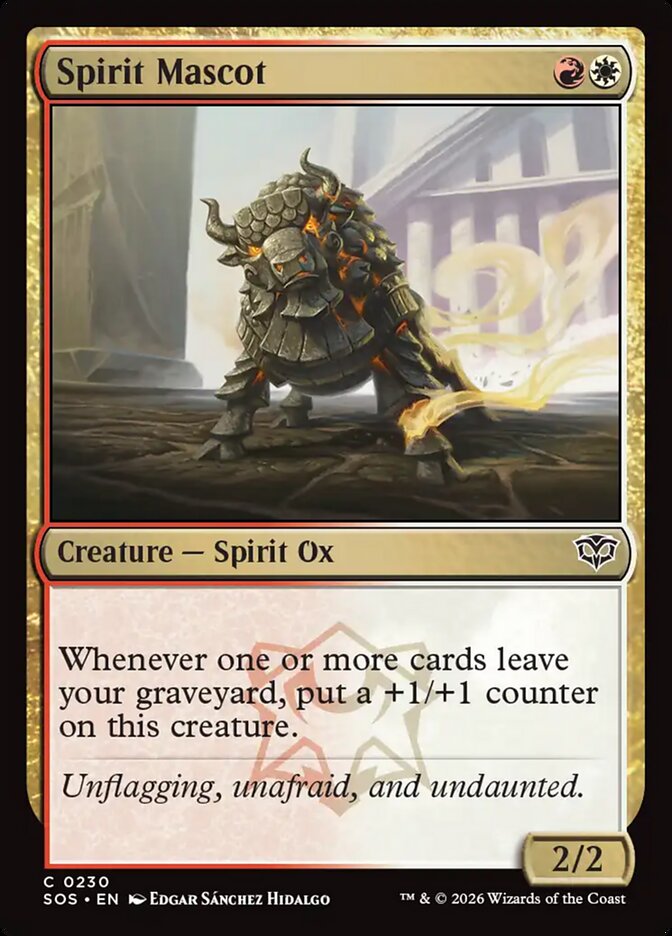 Spirit Mascot card front