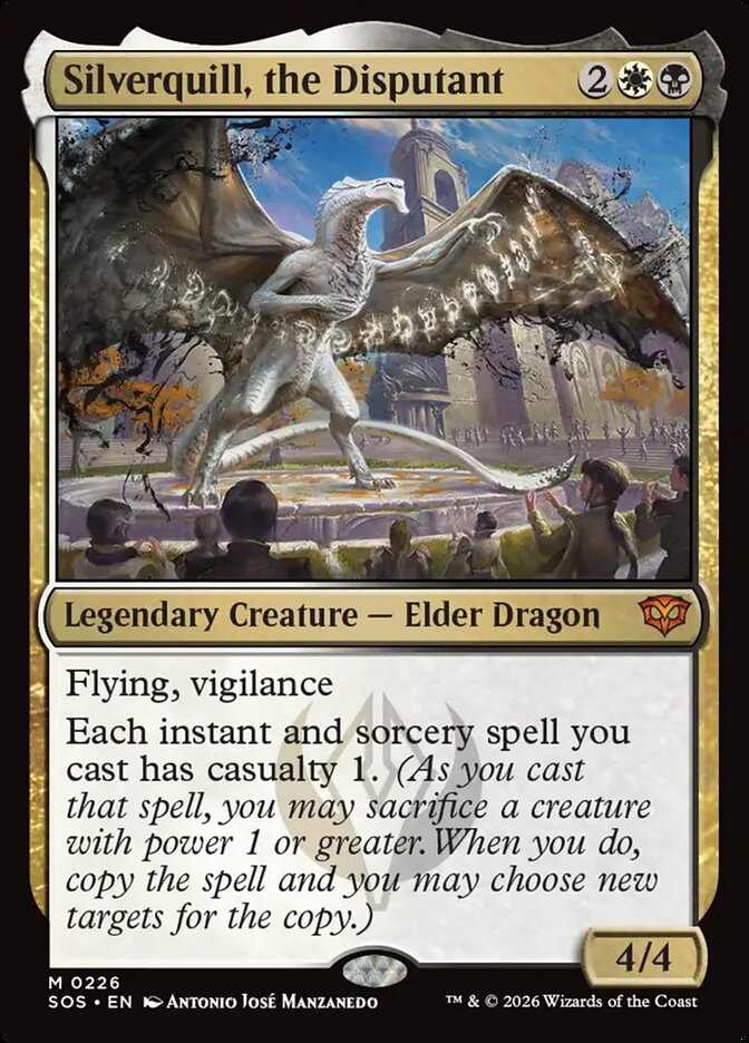Silverquill, the Disputant card front