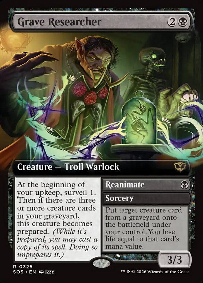 Grave Researcher card front