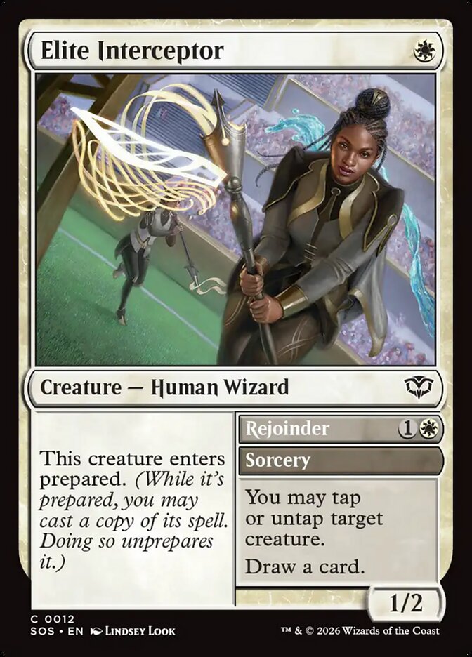 Elite Interceptor card front