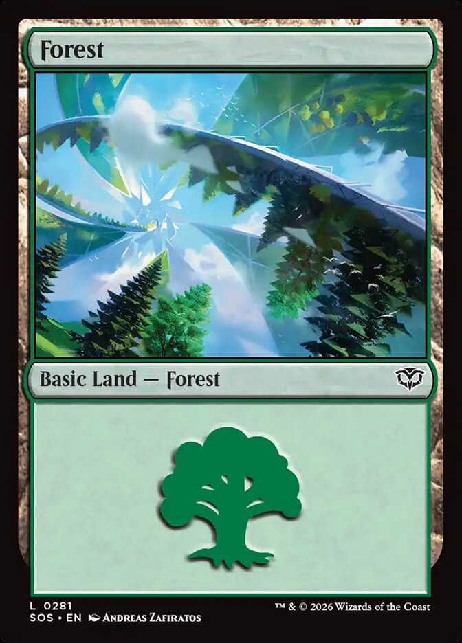 Forest card front