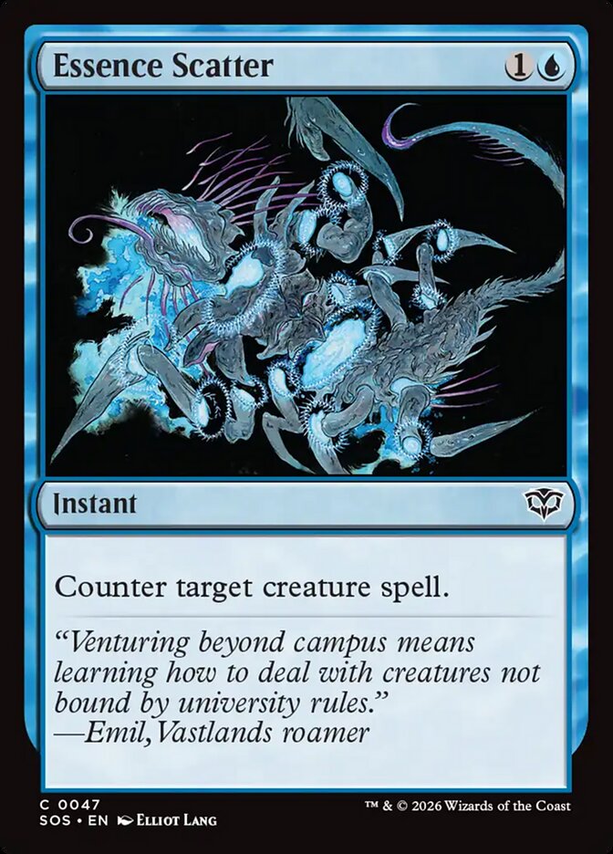 Essence Scatter card front