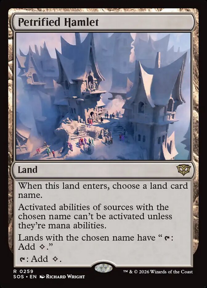Petrified Hamlet card front