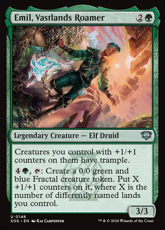 Emil, Vastlands Roamer card front
