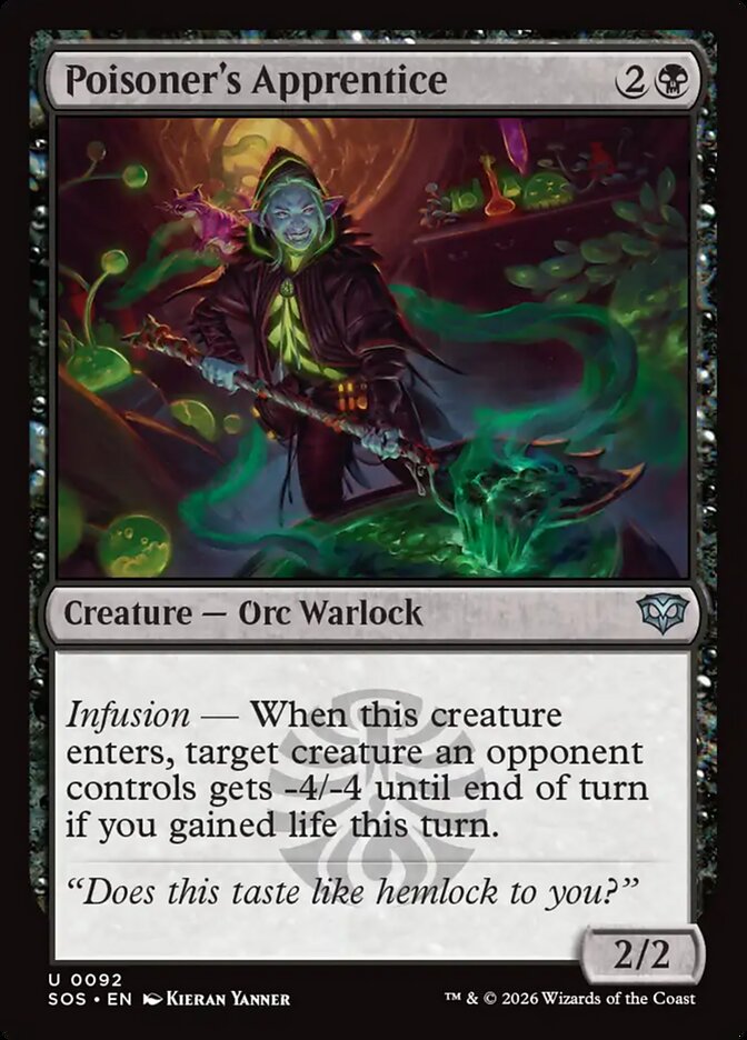 Poisoner's Apprentice card front