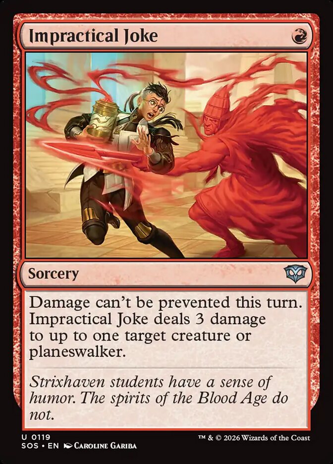 Impractical Joke card front