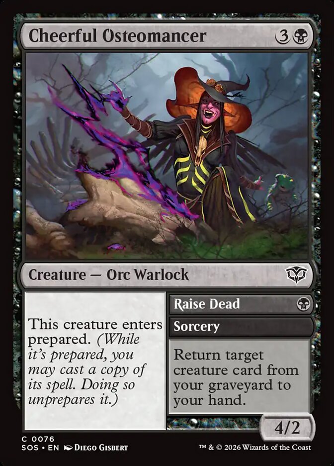 Cheerful Osteomancer card front