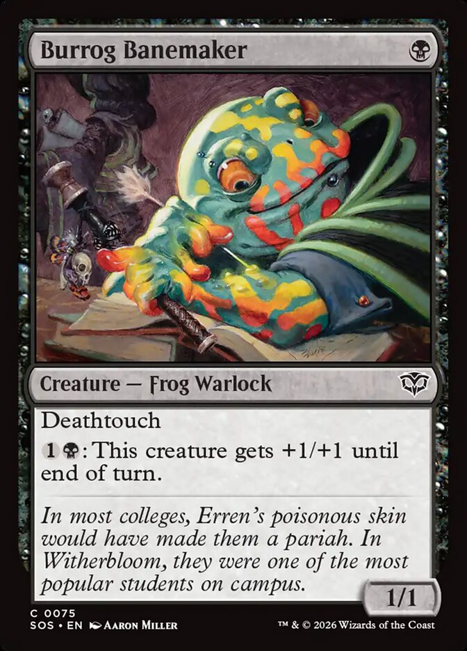 Burrog Banemaker card front