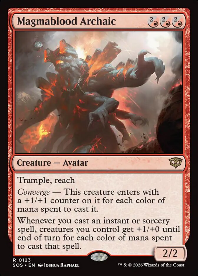 Magmablood Archaic card front