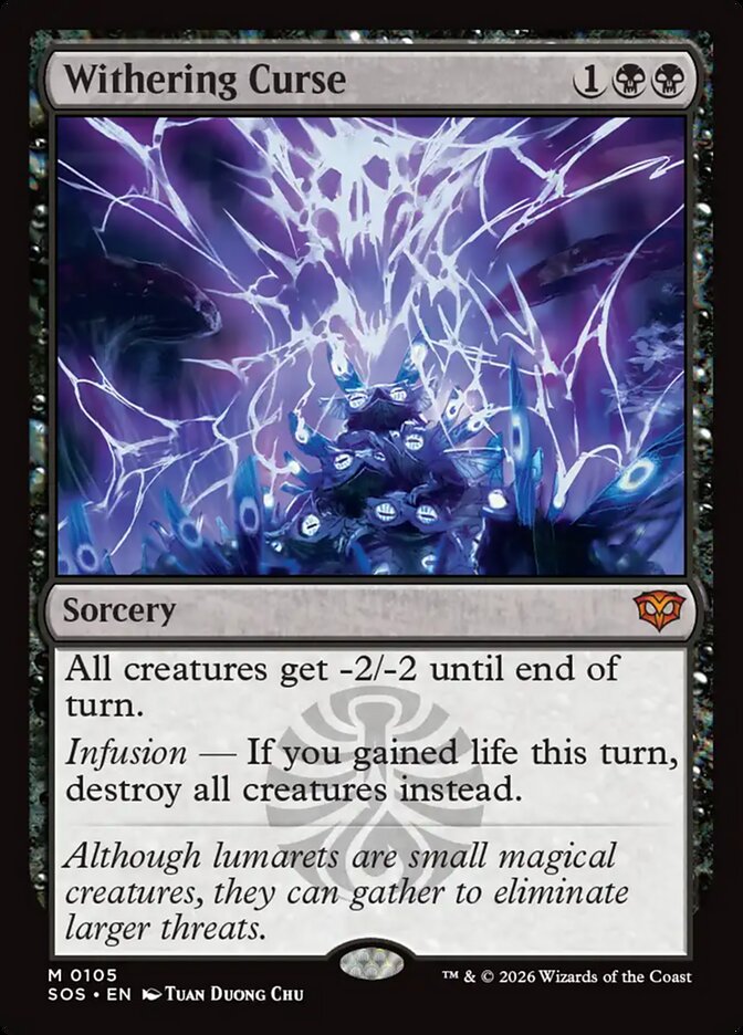 Withering Curse card front