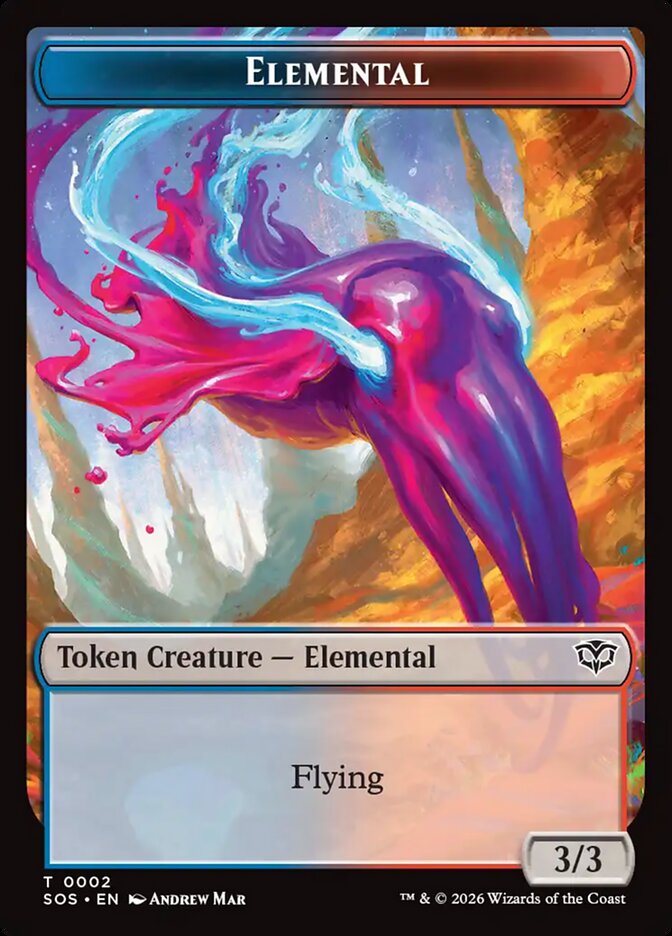 Elemental card front
