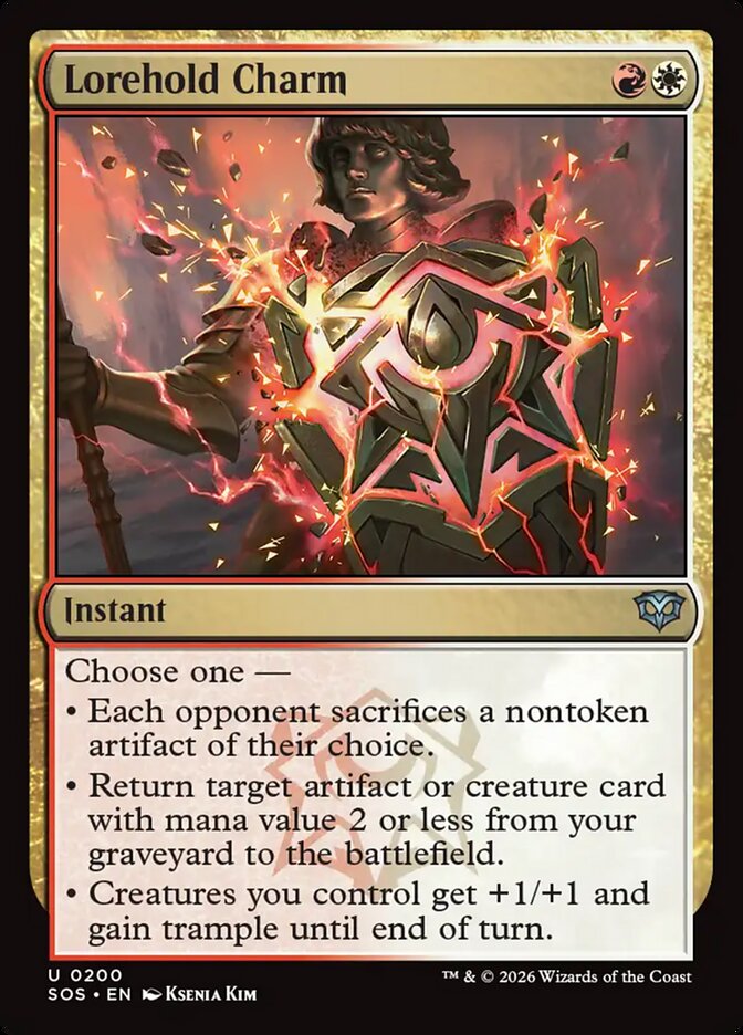 Lorehold Charm card front