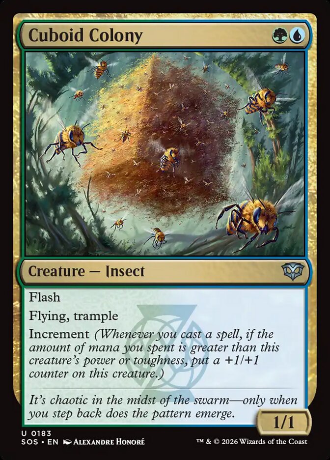 Cuboid Colony card front