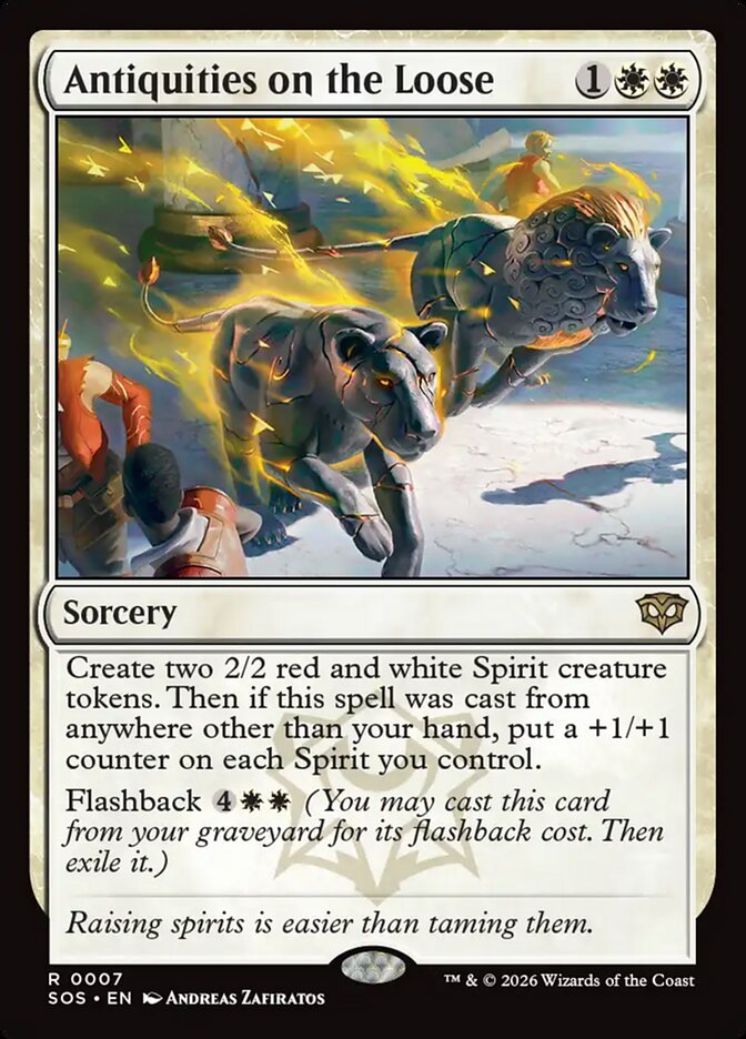 Antiquities on the Loose card front