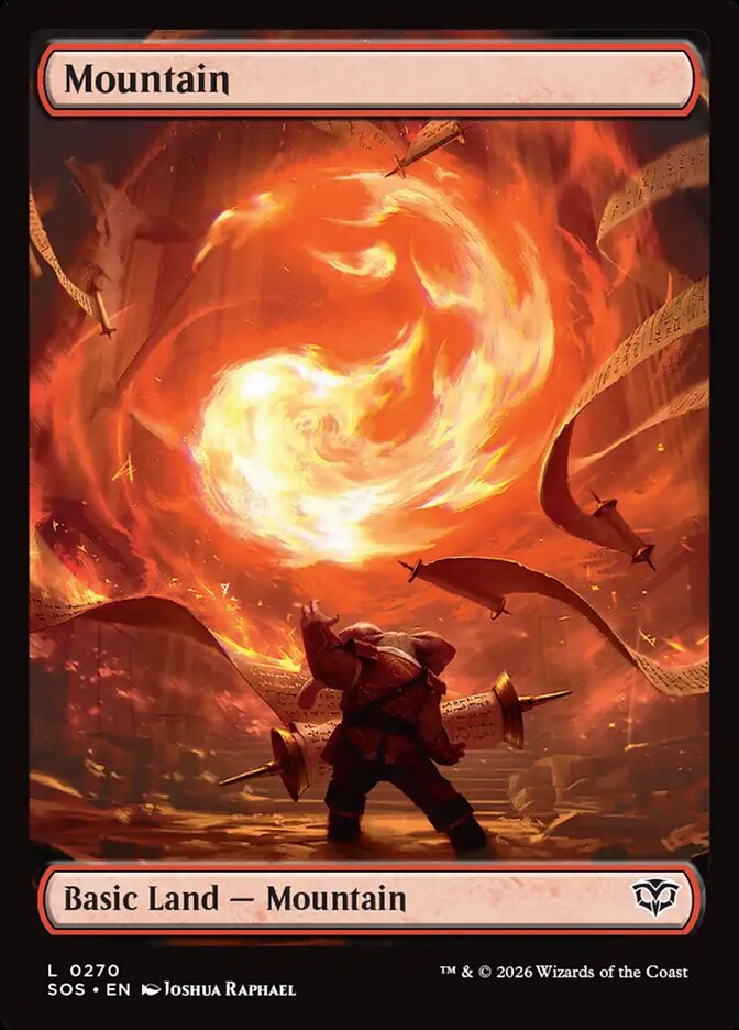 Mountain card front