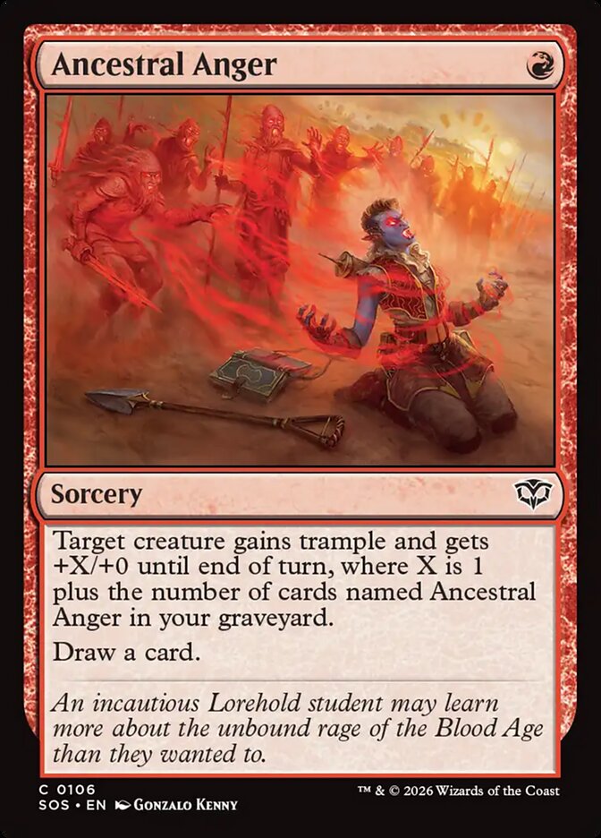 Ancestral Anger card front