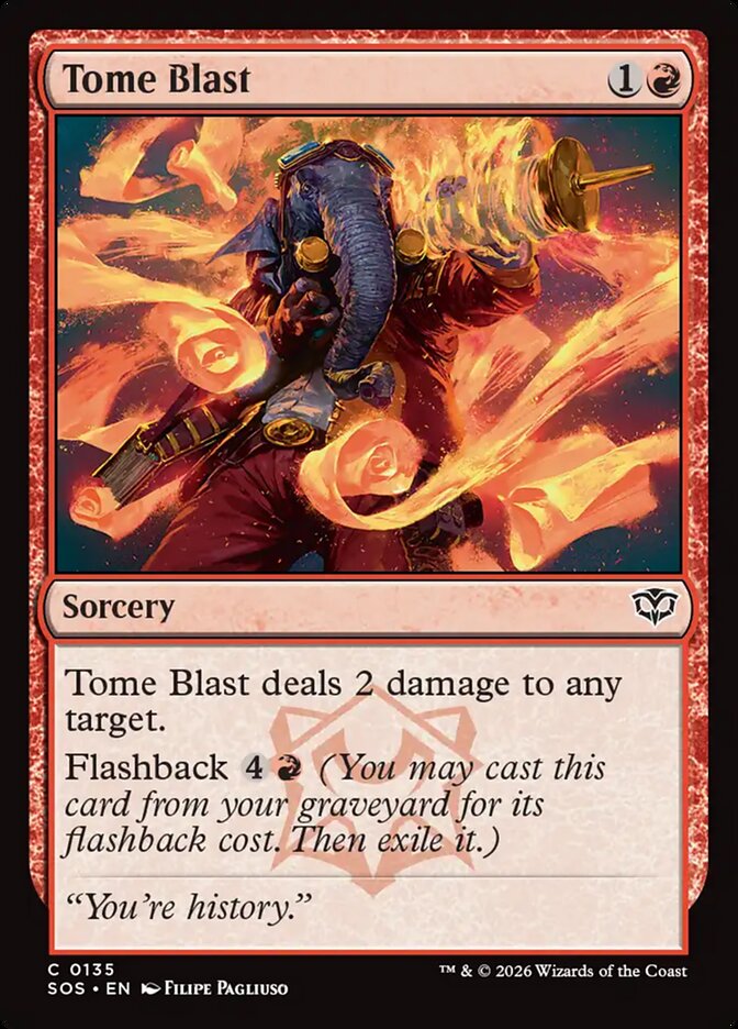 Tome Blast card front