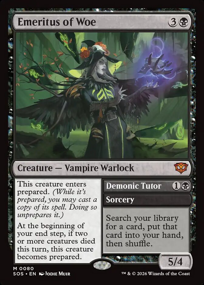 Emeritus of Woe card front