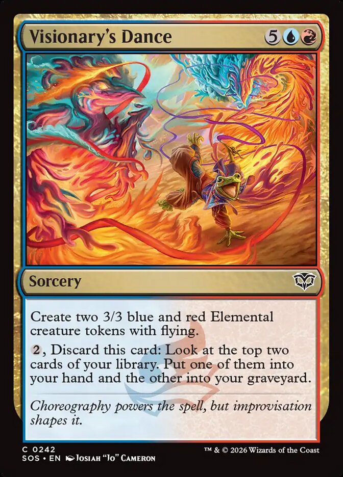 Visionary's Dance card front