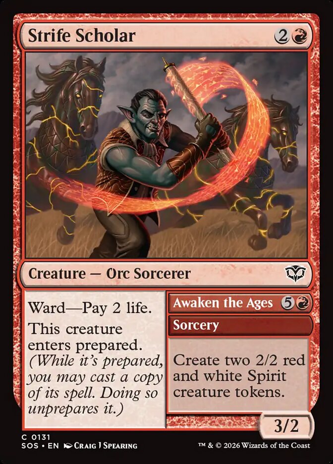 Strife Scholar card front