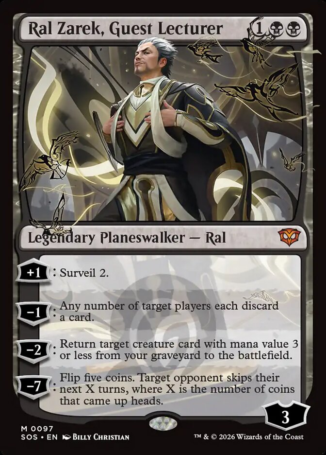 Ral Zarek, Guest Lecturer card front