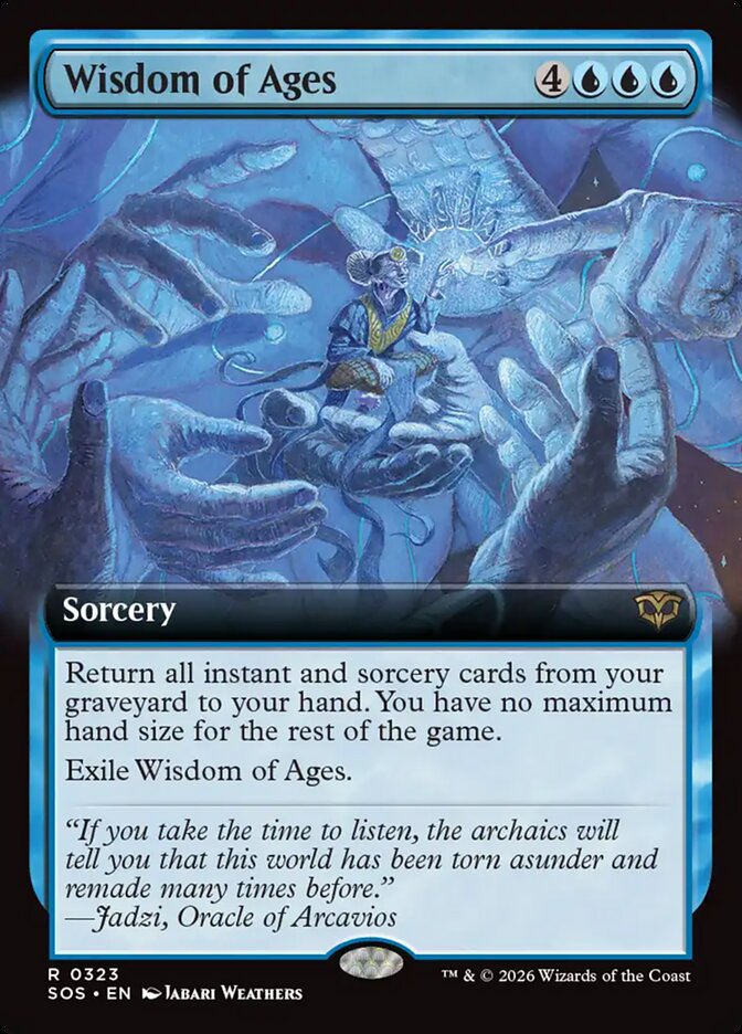 Wisdom of Ages card front
