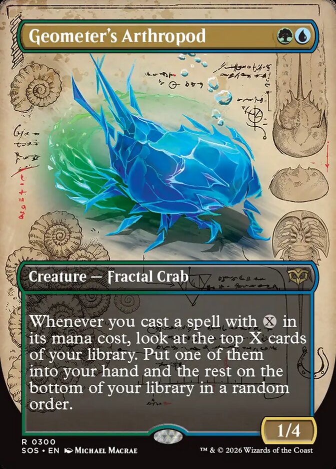 Geometer's Arthropod card front