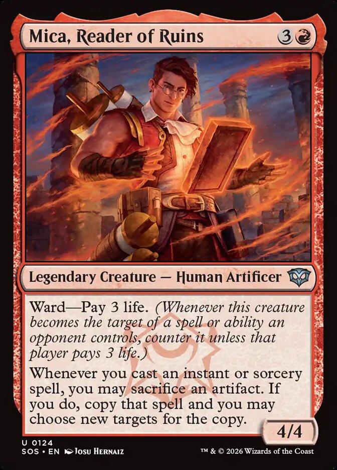 Mica, Reader of Ruins card front