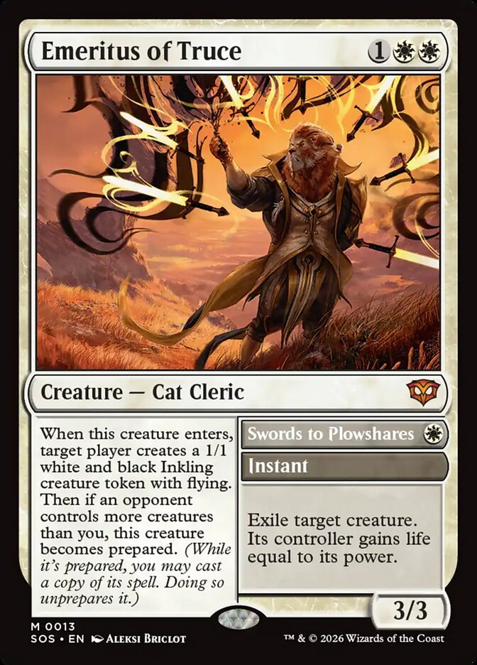 Emeritus of Truce card front