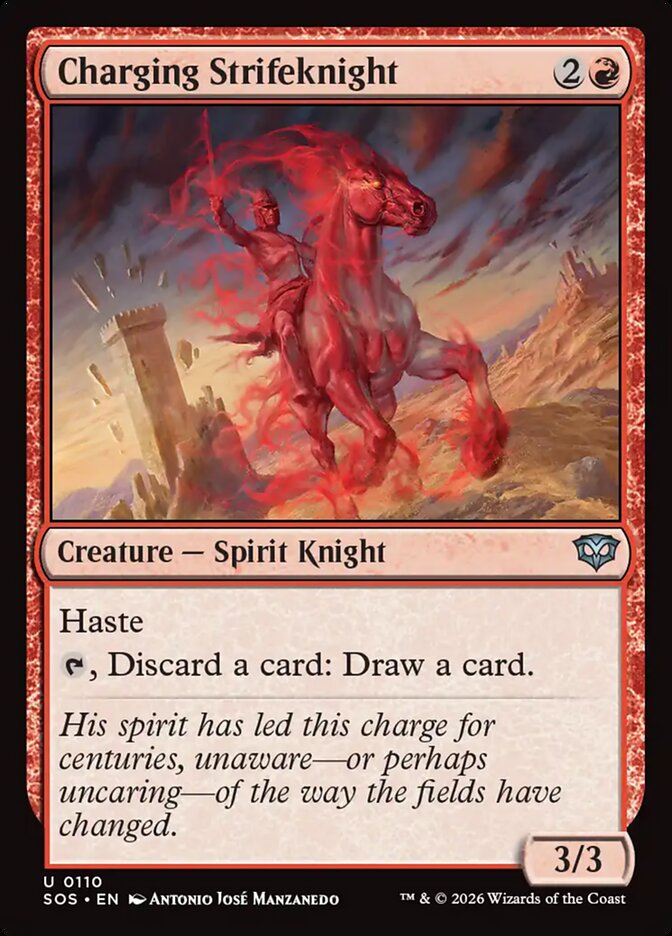 Charging Strifeknight card front