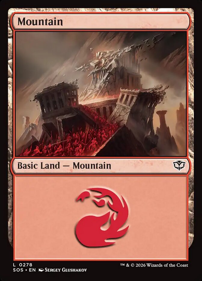 Mountain card front