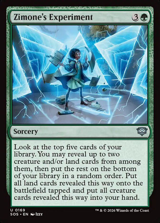 Zimone's Experiment card front