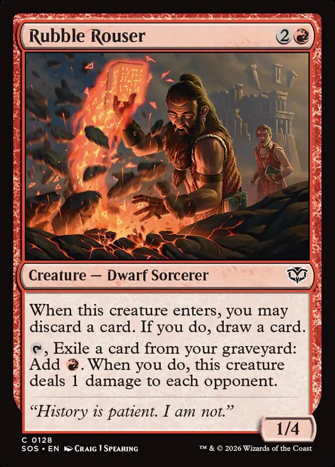 Rubble Rouser card front