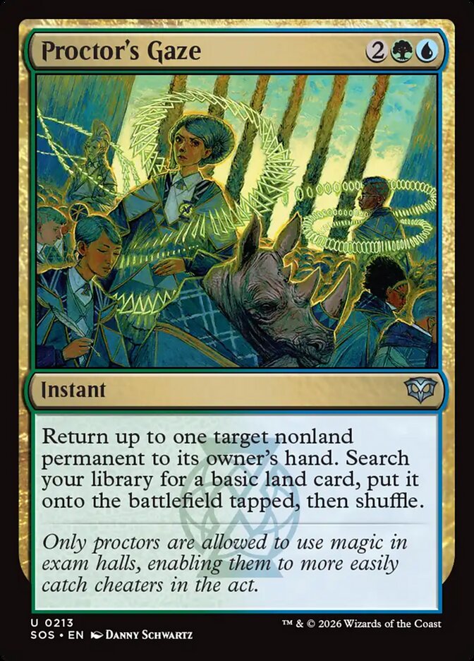 Proctor's Gaze card front