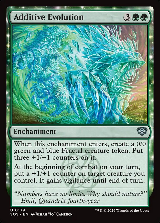 Additive Evolution card front