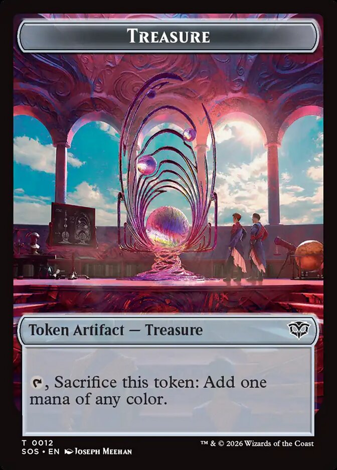 Treasure card front