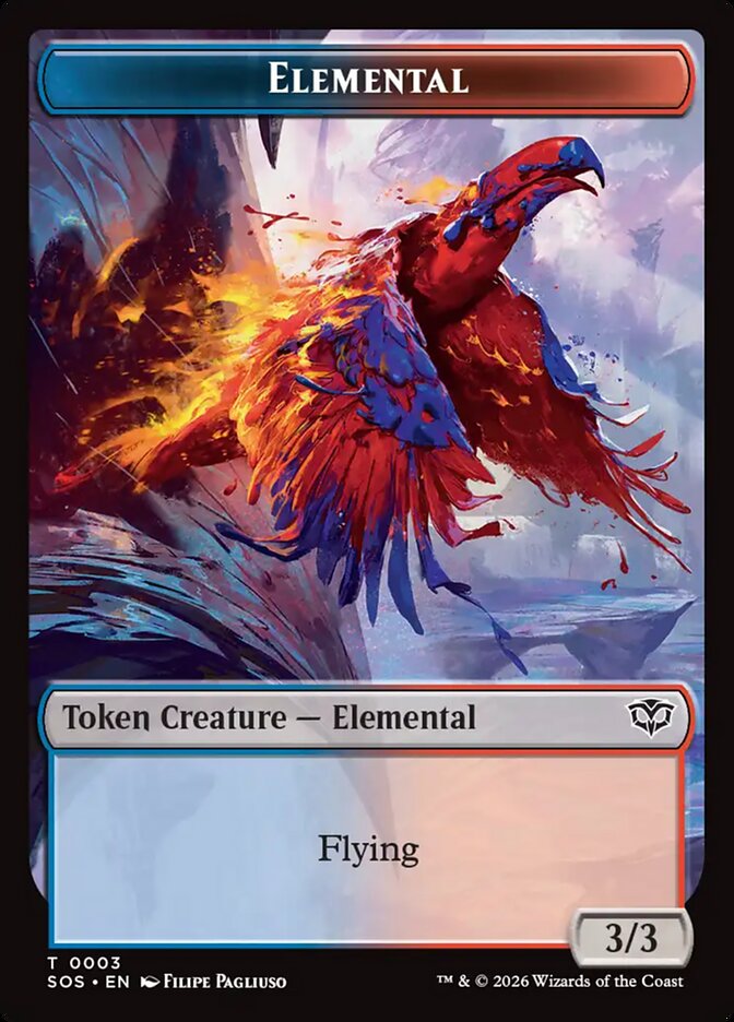 Elemental card front