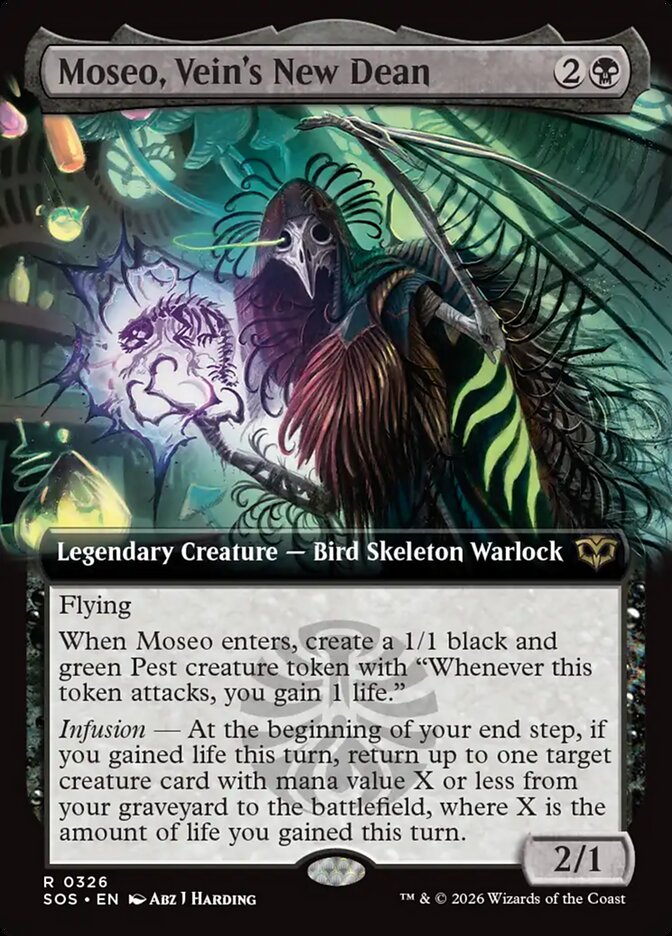 Moseo, Vein's New Dean card front