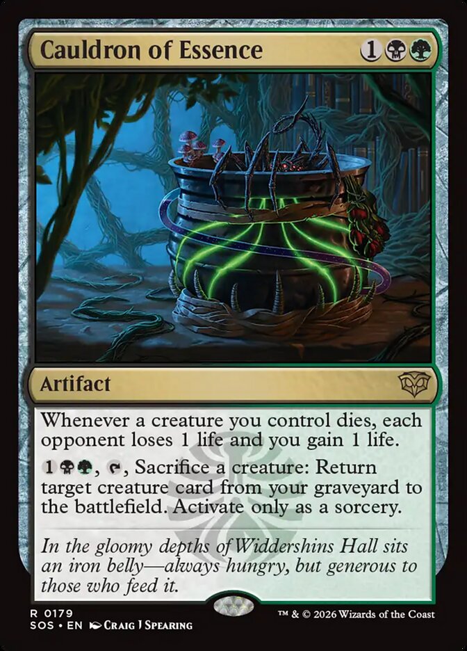 Cauldron of Essence card front