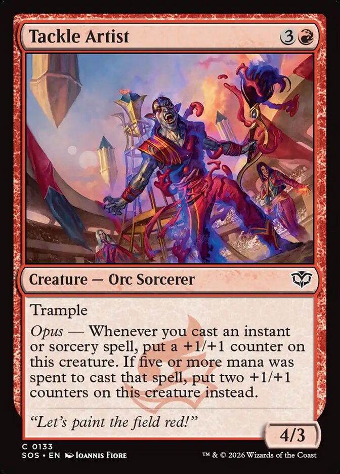 Tackle Artist card front