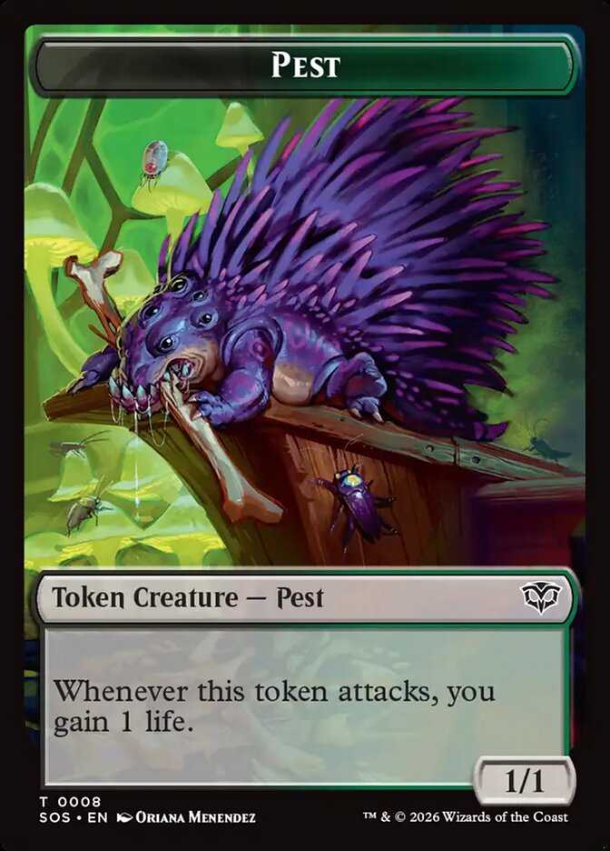 Pest card front