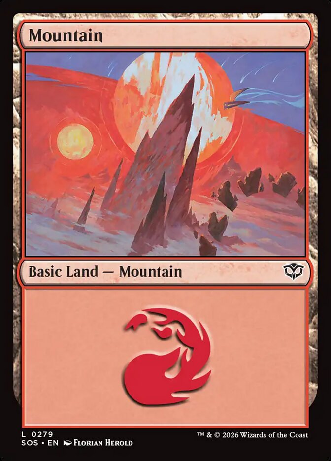Mountain card front
